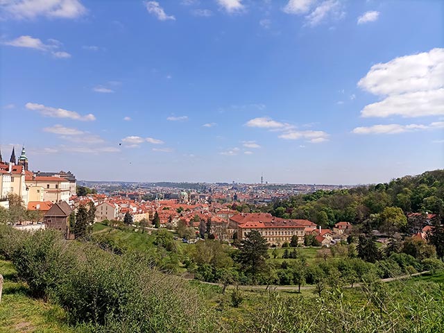 Pogled na Prago s Hradčanov
