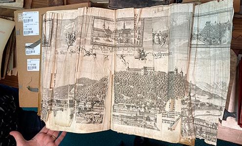 Veduta Ljubljane iz Slave vojvodine Kranjske