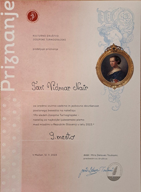 Tarino priznanje