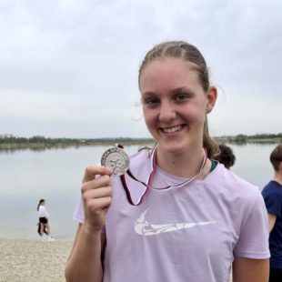 Živa Pelc s srebrno medaljo