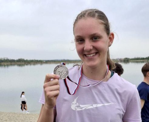Živa Pelc s srebrno medaljo