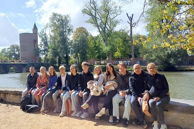 Dijaki na ogledu srednjeveškega mesta Brugge