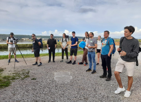 Raziskovalno delo ob Sečoveljskih solinah