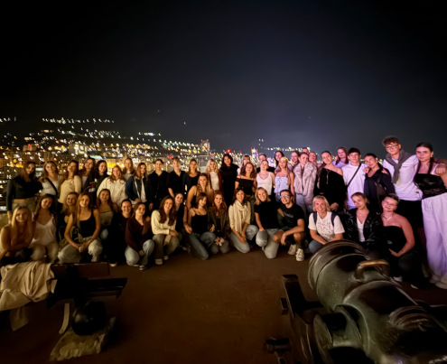 Nočni razgled iz Monaka.