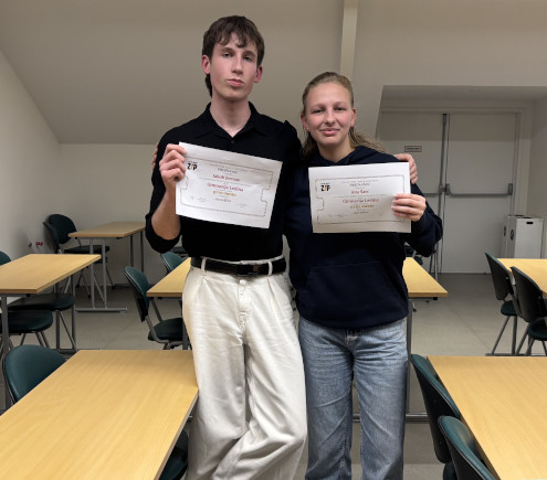 Jakob in Ana sta dosegla odlične rezultate tudi med posameznimi govorci