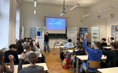 Predstavitev predstavnice organizacije Healthy Seas